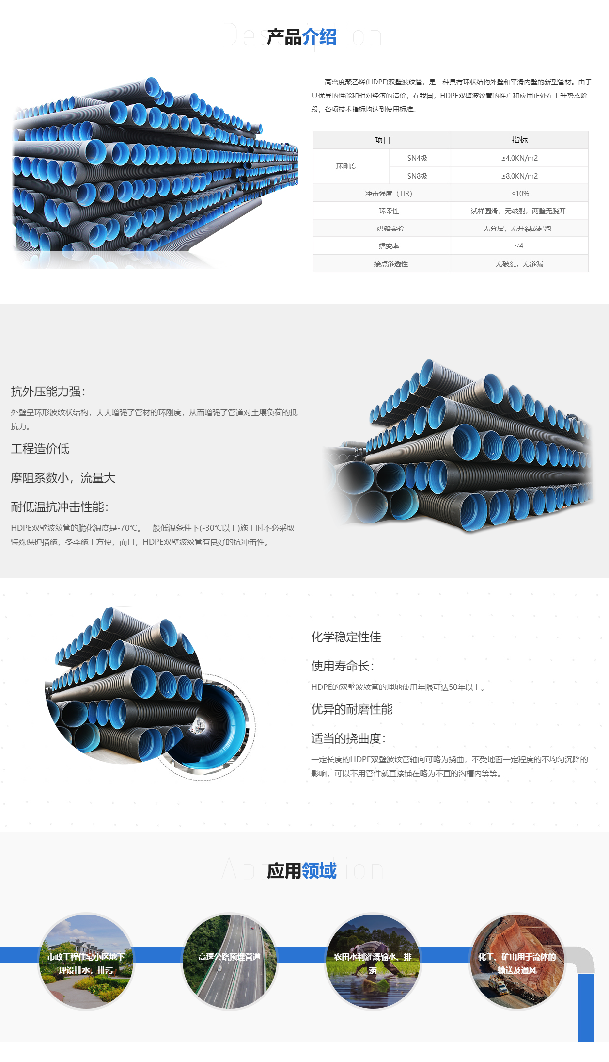 云南希鋮環(huán)?？萍加邢薰綡DPE雙壁波紋管